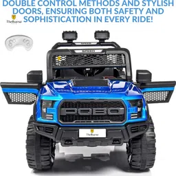 thelharsatoys "Rev up the Fun: Kids Rechargeable Ride-On Jeep with Music and Lights!" Jeep Battery Operated Ride On image 4