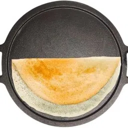 earthfit Tawa for Dosa, Uthappam & Roti , 10" Flat Pre Seasoned Tawa with Handle Tawa 25 cm diameter-picture-10