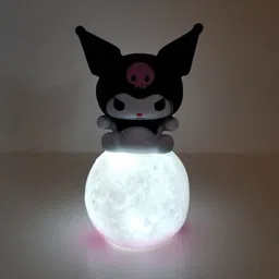 arrx Kuromi Sanrio 3D Ball Night Lamp USB Table Lamp Colorful LED Table Lamp image 2