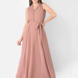 eavan Women Maxi Beige Full Length Dress image 3