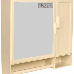 riya enterprises Bathroom Cabinet with Mirror Length 16, Width 4, Height 17 inch Acrylic Wall Shelf-picture-24