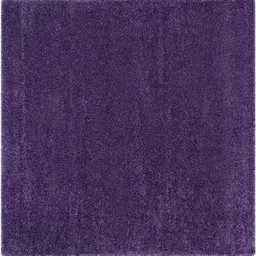 shag weaving Purple Polyester Carpet image 4