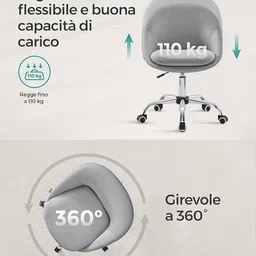 oakcraft Mesh Office Adjustable Arm Chair image 5