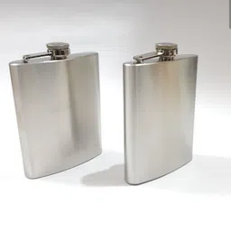 protos india.net Stainless Steel Hip Flask image 3
