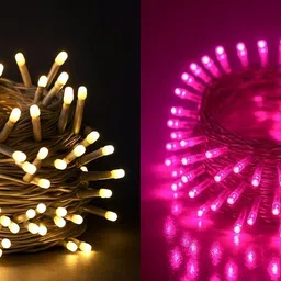 40 LEDs 12 m Multicolor Steady String Rice Lights-image-75