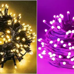 nkxik 40 LEDs 12 m Multicolor Steady String Rice Lights-picture-47