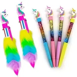 johnnie boy Unicorn Designed Pencil Box Pouch and All Accessories For Kids Unicorn Designed Art Canvas Pencil Box image 5