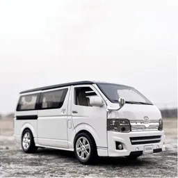 arniyavala 1/32 toyota hiace Model Pull Back Die-cast Car Racing Van for kids image 4