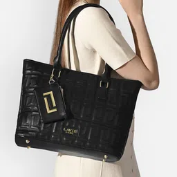 lavie luxe Women Black Tote image 1