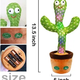 saleoff Dancing Talking Cactus Plush Toy, Wriggle, Singing, Repeats What You Say-1166-picture-22