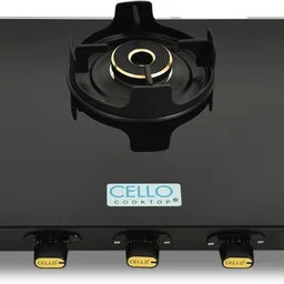 cello Granito 3 Burner Black Gas Cooktop, Dual Shade Toughened Glass, ISI Certified Glass Manual Gas Stove-picture-24