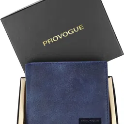 provogue Men Blue Genuine Leather Wallet image 1