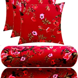 gkm Microfibre Floral Bolster Pack of 5 image 2