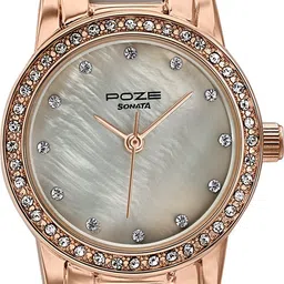 Sonata Poze 6 Soft Sorbet Quartz Beige Round Dial Women's Watch Analog Watch - For Women SP80136KD03W-picture-14