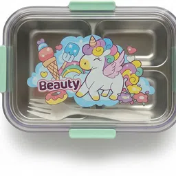 rvc Unicorn Insulated Staineless Lunch Box 3 Containers Lunch Box-picture-43