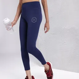hrx by hrithik roshan Solid Women Blue Tights-picture-36
