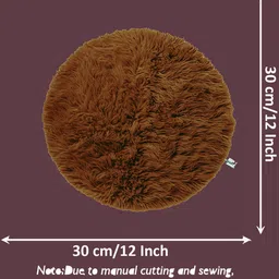 pickkart Microfibre Solid Cushion Pack of 1 image 2