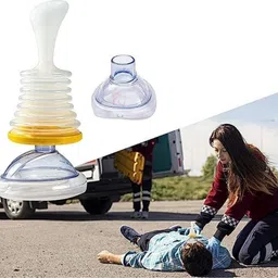 milicrystal Manual CPR Resuscitation Pump with Mask Manual Nasal Aspirator-picture-15