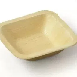 ss premium collection Areca Leaf Serving Bowl | 5 inch Square Bowls | Eco Friendly | Bio Degradable | Disposable image 2