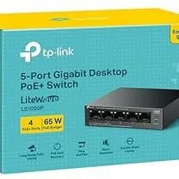 TP-Link 5-Port Gigabit Desktop Ethernet Switch With 4-Port, 65 W Budget, Auto Recovery 5 Ports 10 Mbps Network Switch image 4