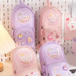 ookull offical Pencil Pouch unicorn Art Polyester Pencil Box image 4