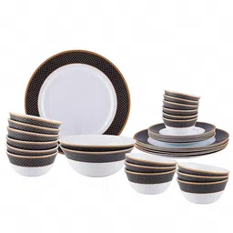 kavyacrash Pack of 33 Opalware Dinner Set image 2