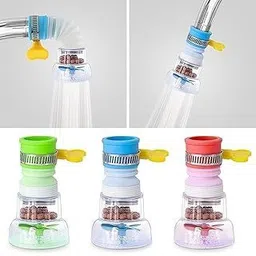 rptrendz 2Pcs 360° Rotating Water Fan Faucet Tap Extender for Kitchen & Bathroom Sink Faucet Spindle image 5