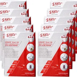 s-race Vivid Dye Sublimation Paper Unruled A4 120 gsm Photo Paper-picture-13