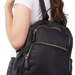Small 5 L Backpack for Womens, girls with secret back compartments-image-1