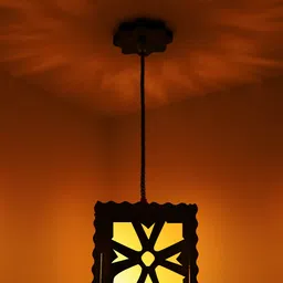 frinkon 566 Pendant Hanging With Bulb Ceiling Light Ceiling Lamp-picture-13