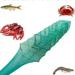 citynet Chaina Jaal Ring Net 3m 10ft 6mm Mesh Nylon Trap Net | 600g Small Fish Fishing Net-picture-11