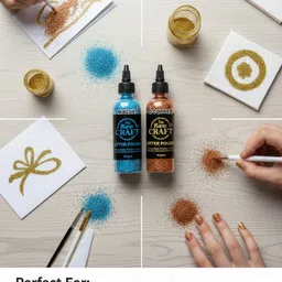 bolt bee Sparkle & Shine Premium Wine Color Glitter Powder for Nails, Art & Crafts (2) image 2