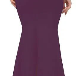 ALYNE BEIGE-COMBO-FISHCUT-WINE-BEIGE Lycra Blend Petticoat image 2