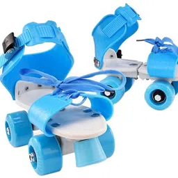 spocco Unisex Roller Skate 4-12 Year kids Adjustable 4 Wheels Inline Skating Shoes_05 In-line Skates - Size 4-12 UK-picture-46