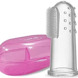 shishi SHISHIBaby Finger Soft Silicone Tooth Brush Pack of 02 With U Brush Pack of 02 Extra Soft Toothbrush image 2