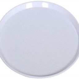 everbuy Unbreakable Plastic Round White Tray Platter For Serving (35 cm) MADE IN INDIA Tray-picture-8