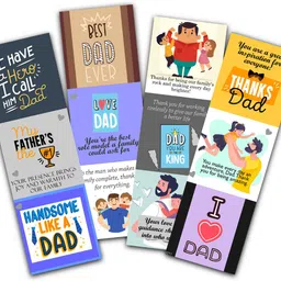 exciting lives Love My Father Messages Popup Box Gift for Father's Day, Birthday Greeting Card image 2