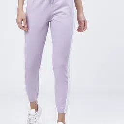 tokyo talkies Women Colorblock Purple Track Pants-picture-18
