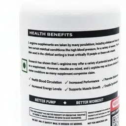 nph nutrition power hub DAVISCO FOODS L-Arginine - 60 Capsules for Stamina & Performance Weight Gainers/Mass Gainers image 2