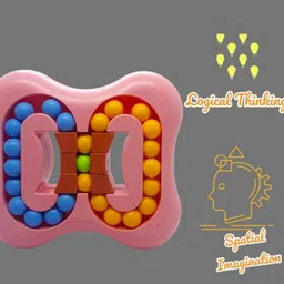 homoze Ball Puzzle Rotating Magic Bean Cube Toy | Stress Relief & Focus Game for Kids image 5