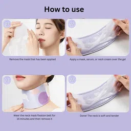pkk traders NEW U-Shaped Silicone Neck Mask Fixing Band Face Shaping Mask image 3