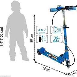 calyxia Kids Kick Scooter – Multi Design, Easy Riding, Endless Outdoor Fun Kids Scooter image 2