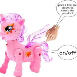 mopaniraj Walking Leash Unicorn Electric Pet Light and Sound-picture-19