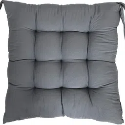 homestic by Kuber Industries Microfibre Chair Pad Pack of 1 Solid image 2