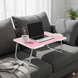 wifty Portable & Foldable Study Table for Kids | Work from Home Table | Sturdy Design Wood Portable Laptop Table-picture-43