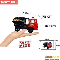 woozee COAL CARRIER TRUCK Miniature Pull Back Truck image 3