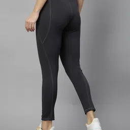 uzarus Solid Women Black Tights image 2