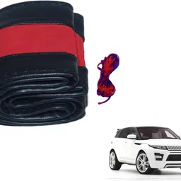 auto hub Hand Stiched Steering Cover For Land Rover Evoque image 1
