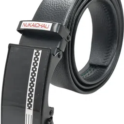 nukaichau Men & Women Formal, Casual, Evening, Party Black Artificial Leather, Texas Leatherite Belt-picture-23
