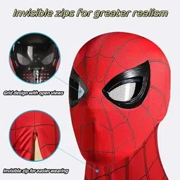 stive strong New 3D Spiderman Mask with Moving Eyes Jaw Motion Activated Blinking Eye-picture-43